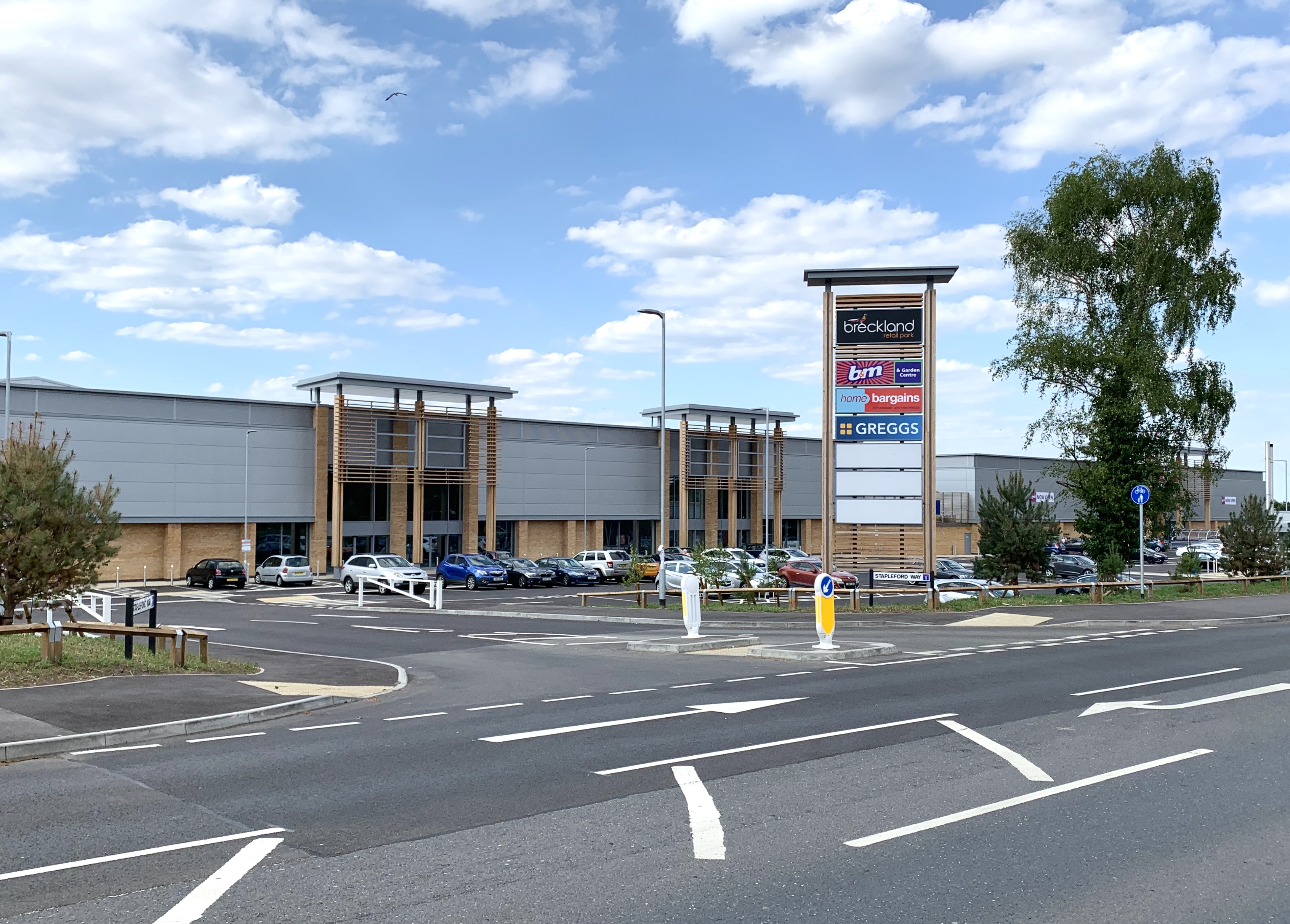 Breckland Retail Park in Thetford Opens to the public